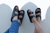 Shizuka Reflexology Sandals Black